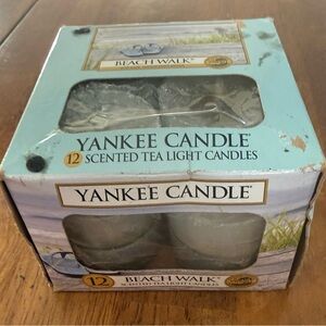Yankee Candle Beach Walk Tea Light Candles 11 count (HTF/Discontinued Scent